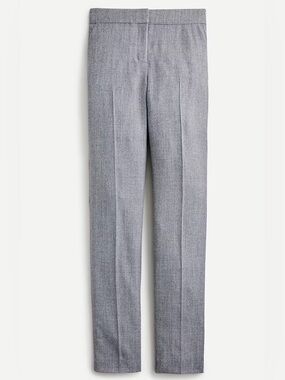 J.Crew High Rise Tapered Pant in Heathered Wool